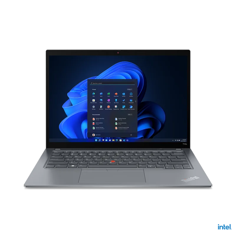Lenovo ThinkPad T14s Gen 3 – detail klávesnice a touchpadu