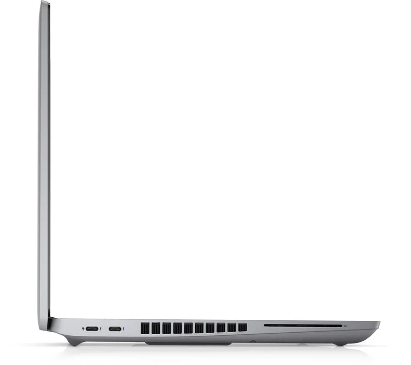 Dell Precision 3561 -- levý boční profil se dvěma porty Thunderbolt 4