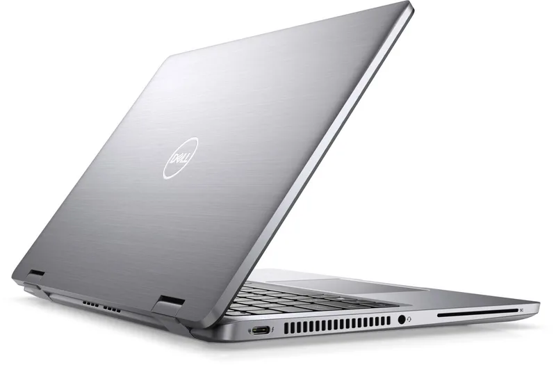 Dell Latitude 7330 – zadní pohled na zavřené víko s logem Dell