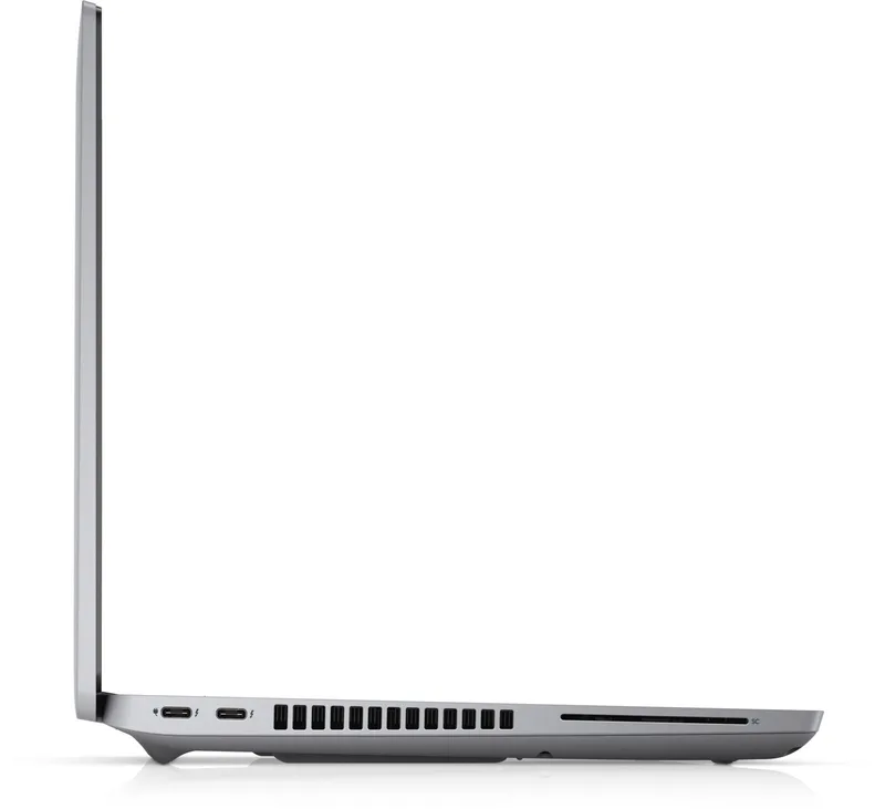 Dell Latitude 5421 -- levý boční profil se dvěma porty Thunderbolt 4 a čtečkou smart karet