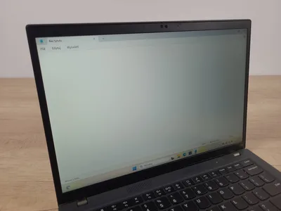 Reálná fotografie – Notebook Lenovo ThinkPad T14 Gen 3 – Ryzen 5 PRO 6650U, 16 GB, 256 GB SSD NVMe, Radeon 660M, WUXGA, Windows 11 Pro