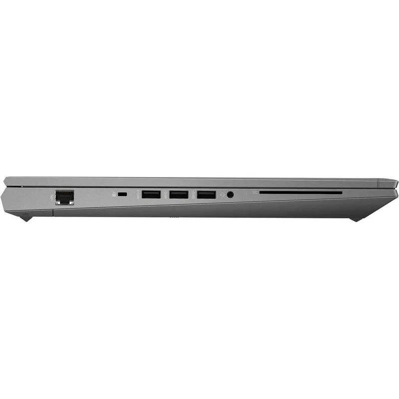HP ZBook Fury 17 G8 – detail portů RJ-45, USB-A a čtečky smart karet