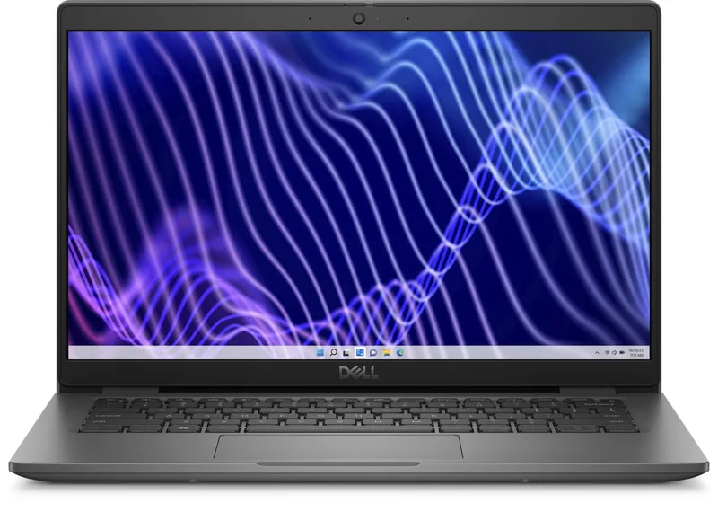 Dell Latitude 3440 -- pohled zepředu na klávesnici a touchpad