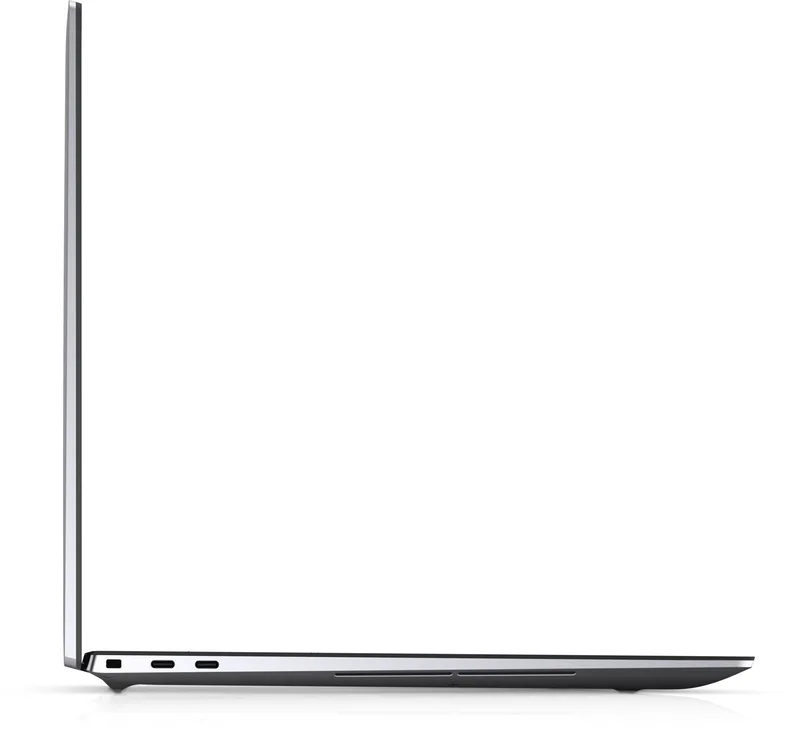 Dell Precision 5760 -- levý boční profil se dvěma porty Thunderbolt 4
