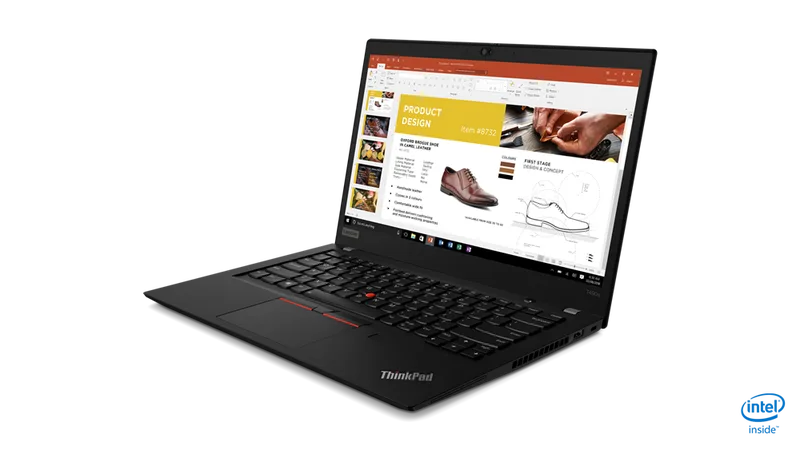 Lenovo thinkpad t490s – produktová fotografie