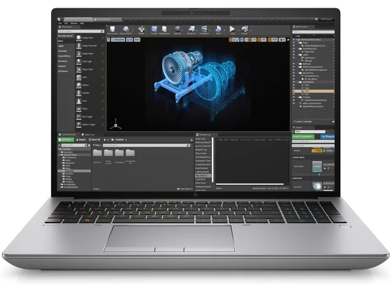 Hp zbook fury 16 g9 – produktová fotografie