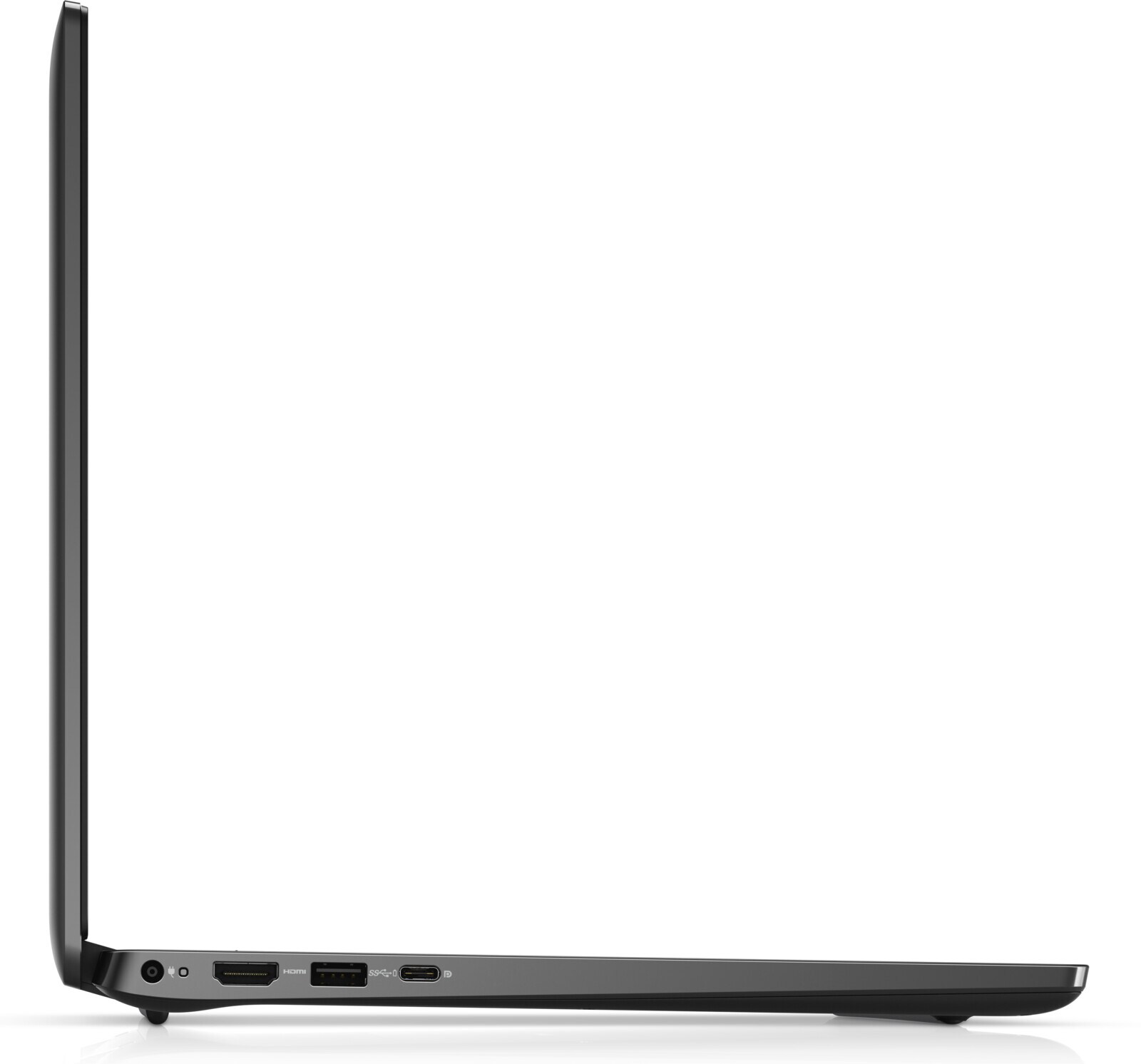 Dell Latitude 3420 -- levý boční profil s porty napájení, HDMI, USB-A a USB-C