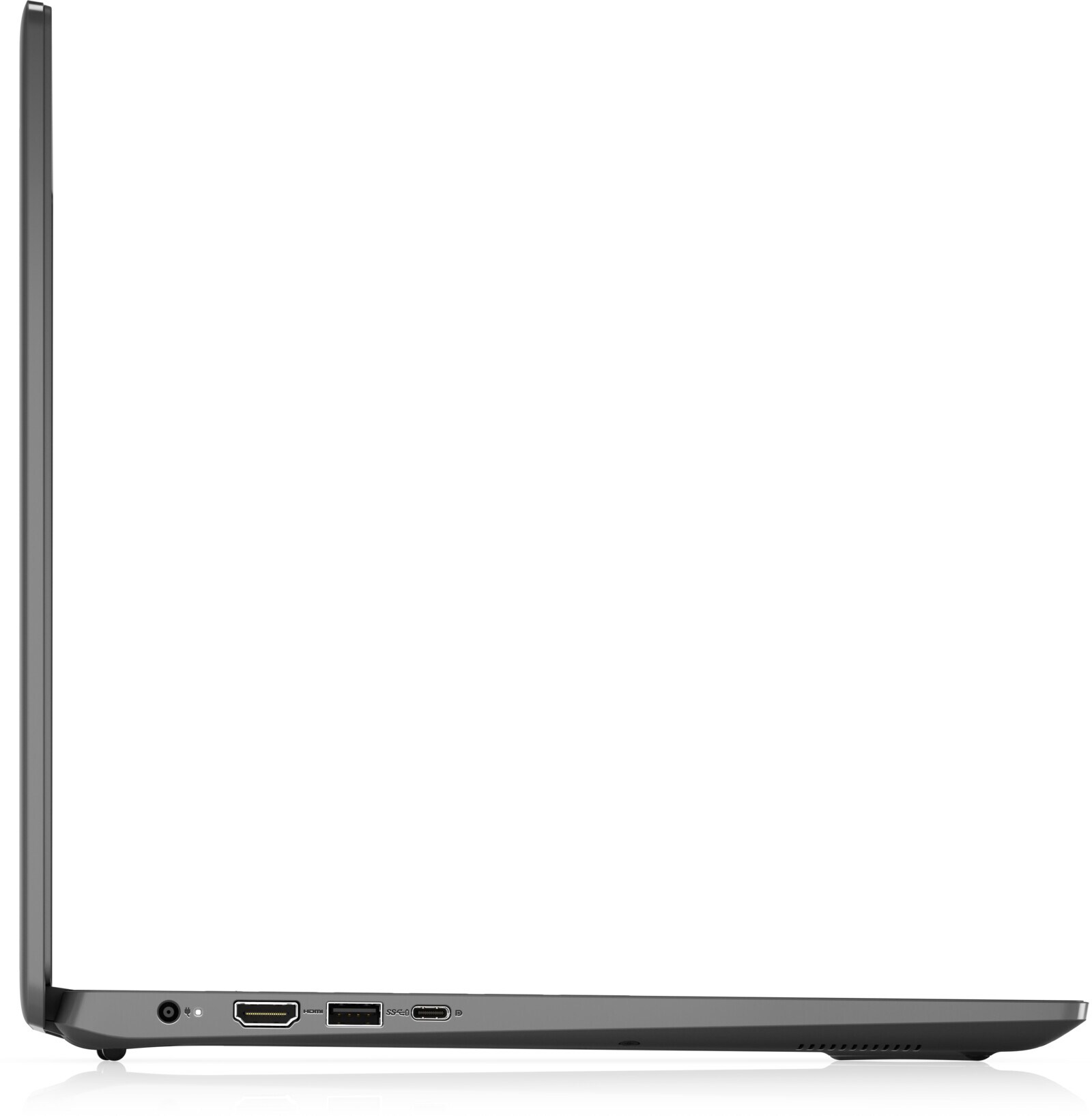 Dell Latitude 3510 -- pravý boční profil se čtečkou SD karet, USB-A a RJ-45