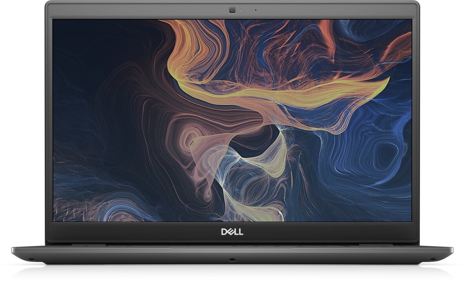 Dell Latitude 3510 -- pohled zepředu s otevřeným displejem