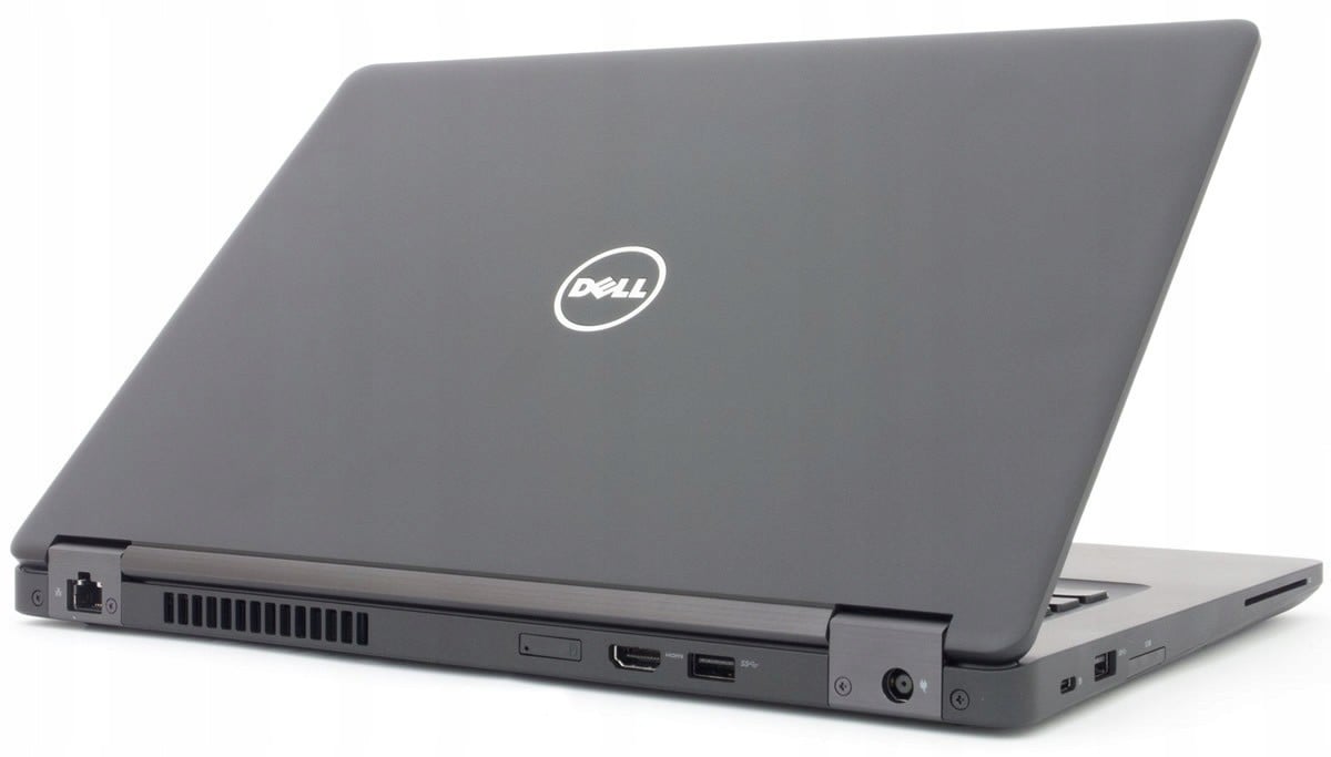 Dell Latitude 5480 – detail portů HDMI, VGA, RJ-45 a USB na zadní straně