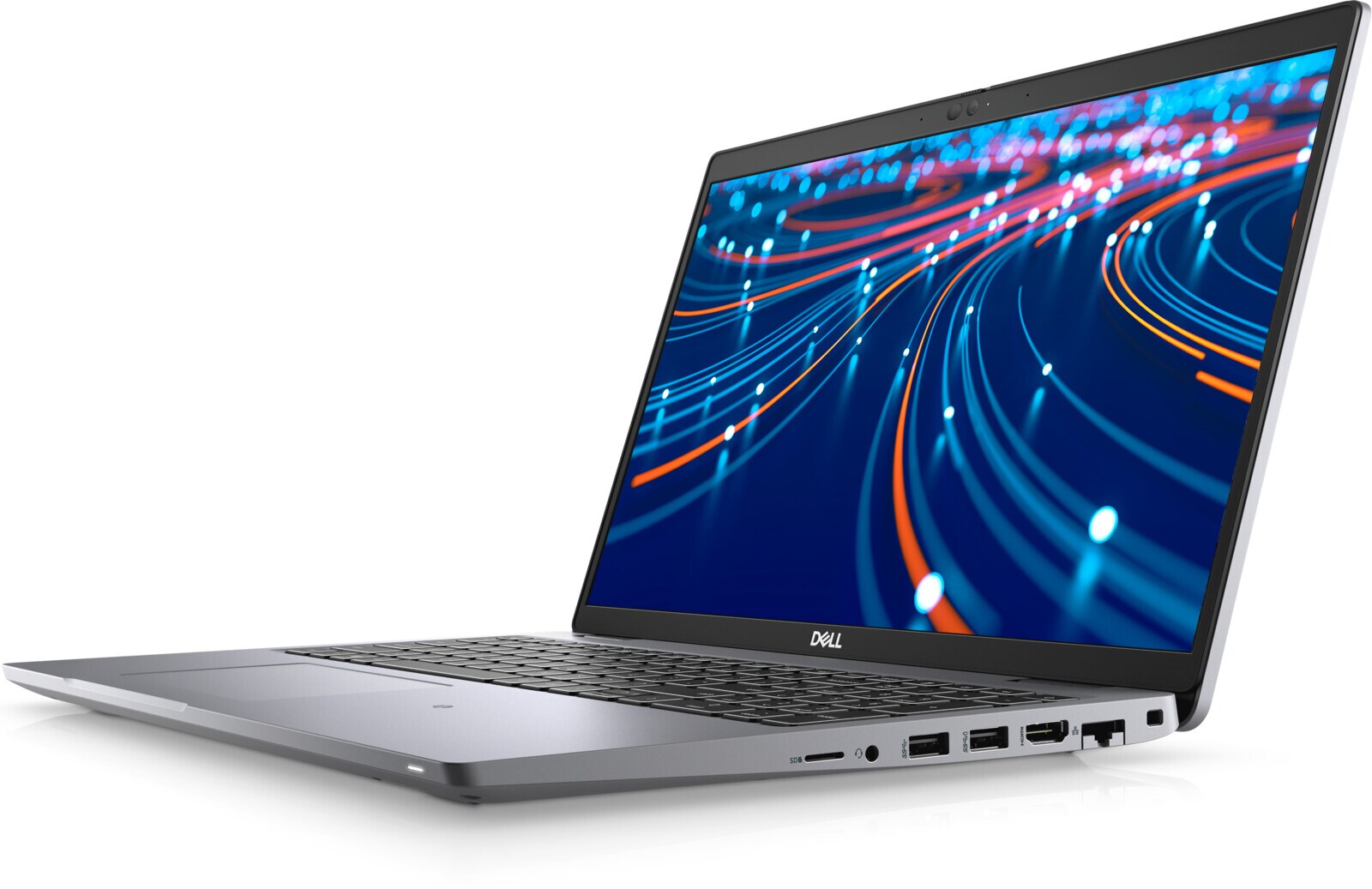 Dell Latitude 5520 – pohled zepředu s klávesnicí