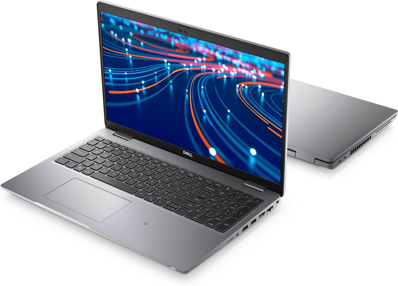 Dell Latitude 5520 – zavřené víko s logem Dell