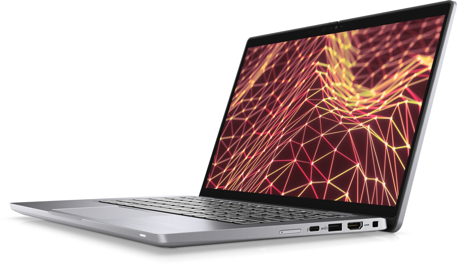 Dell Latitude 7330 – boční pohled na porty Thunderbolt, USB-A a HDMI