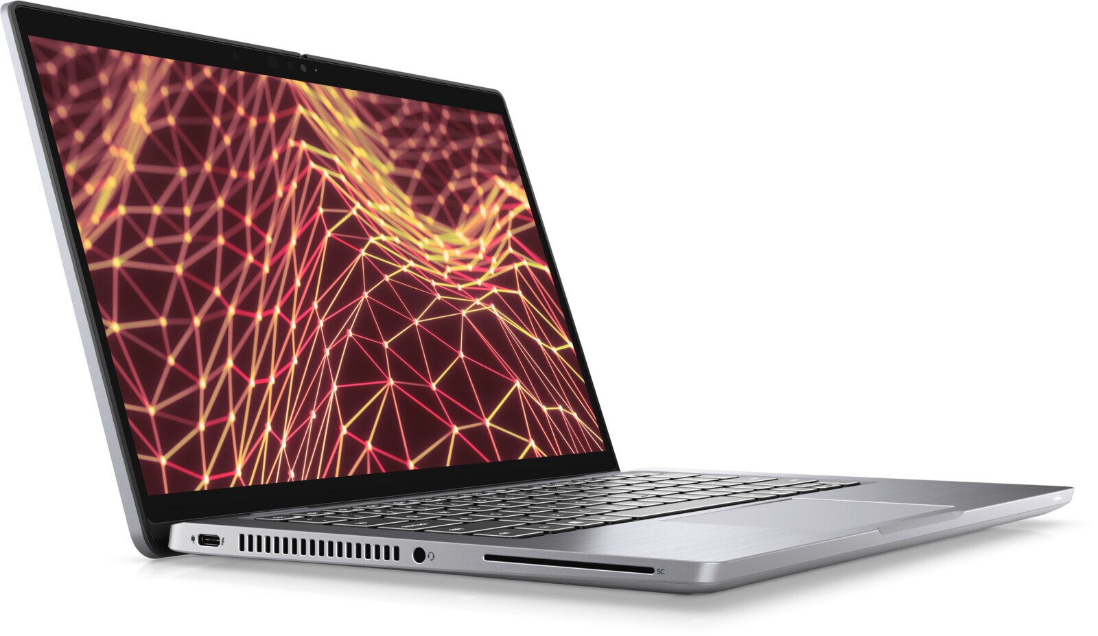 Dell Latitude 7330 – levý bok s druhým portem USB-C, audio jackem a čtečkou čipových karet