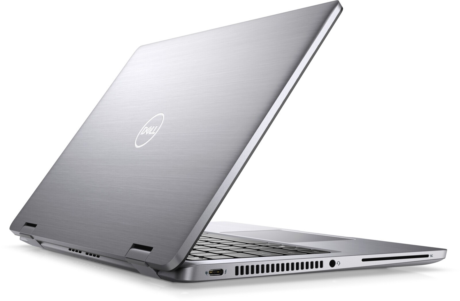 Dell Latitude 7330 – zadní pohled na zavřené víko s logem Dell