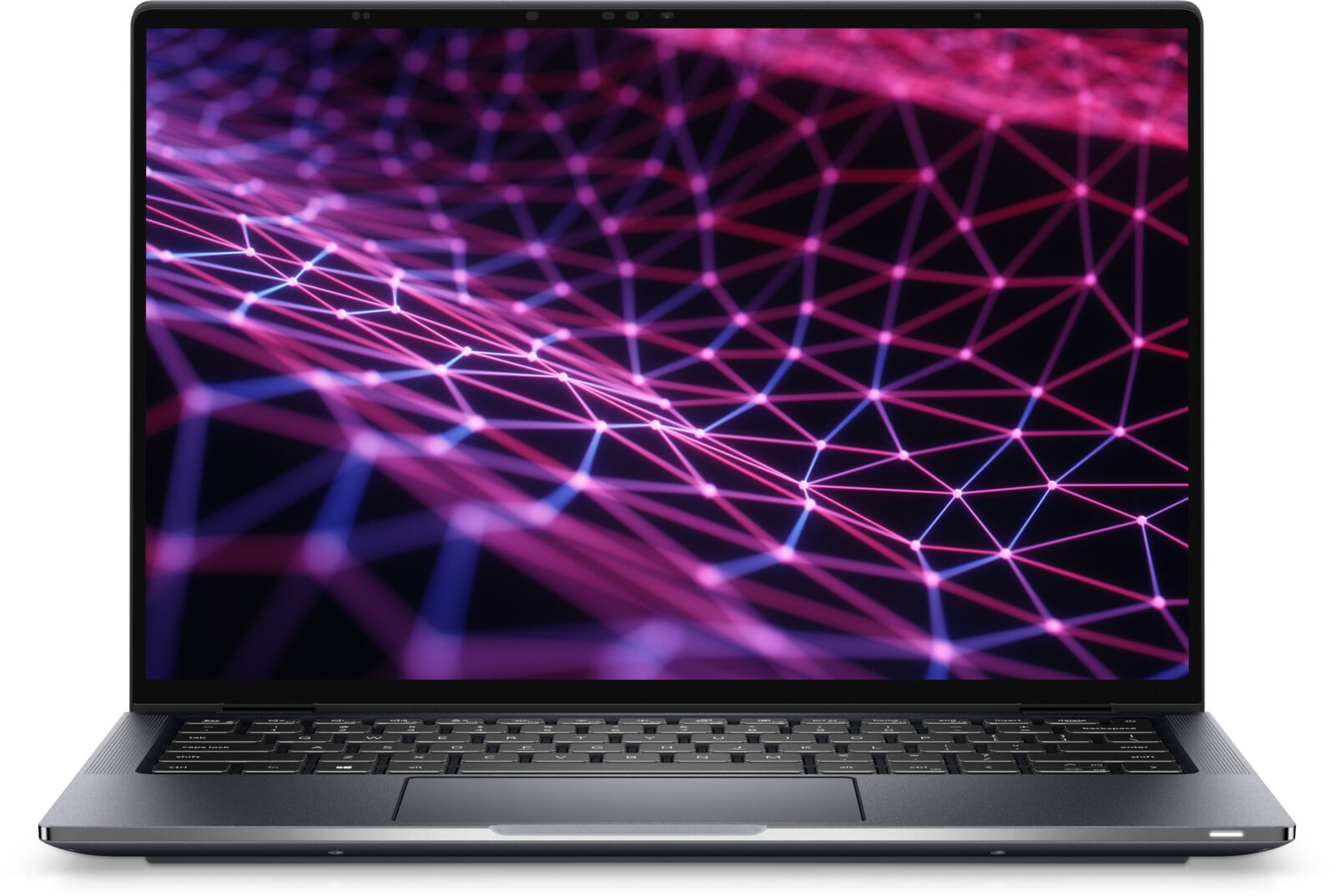 Dell Latitude 9430 – boční pohled na klávesnici a porty