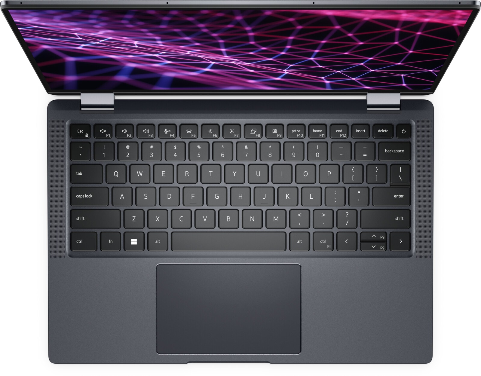 Dell Latitude 9430 – pohled zepředu s klávesnicí