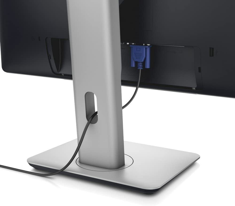 Dell P2314H – detail VGA konektoru a USB portu na zadní straně