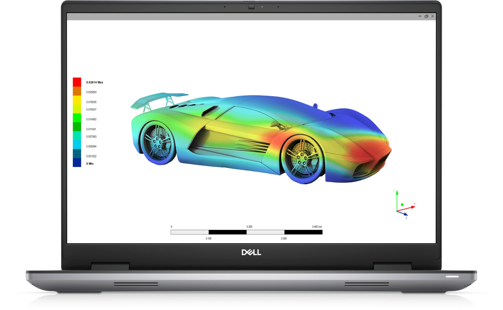 Dell Precision 7670 – boční pohled na porty