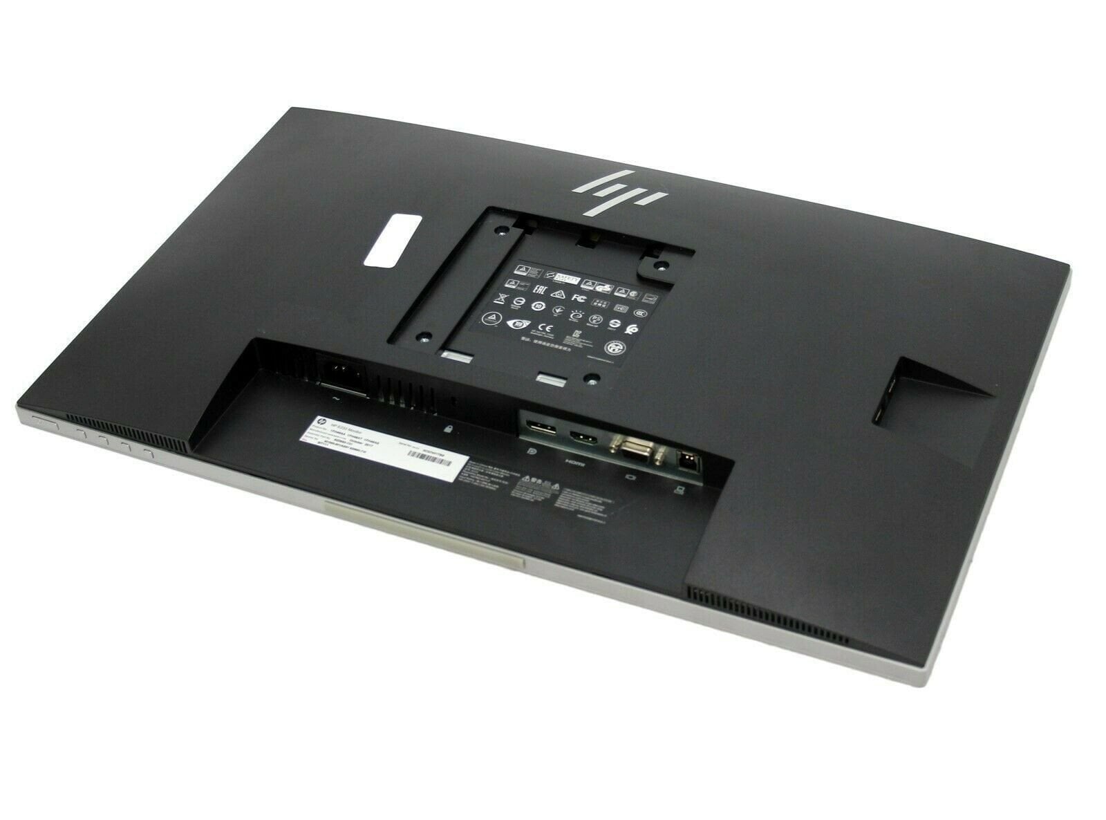 HP EliteDisplay E233 – detail portů DisplayPort, HDMI a VGA