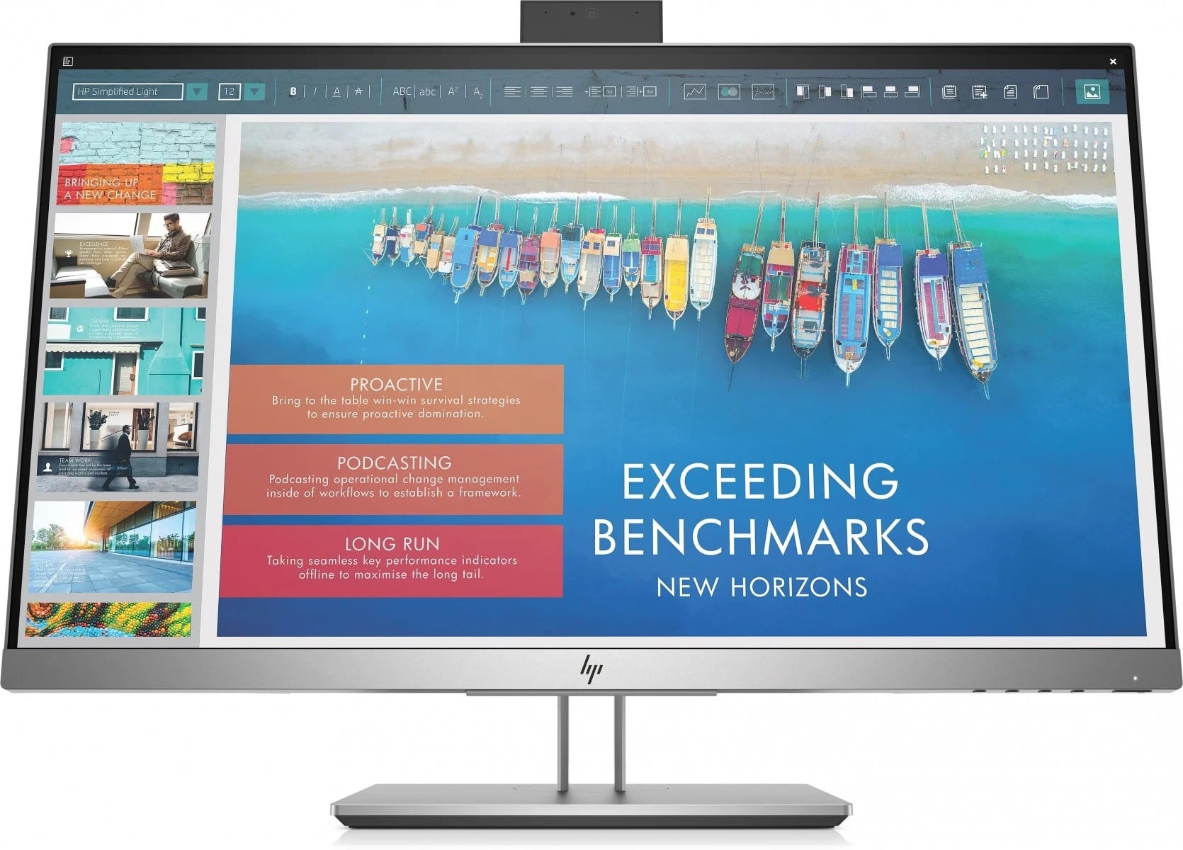 Hp e243d – produktová fotografie