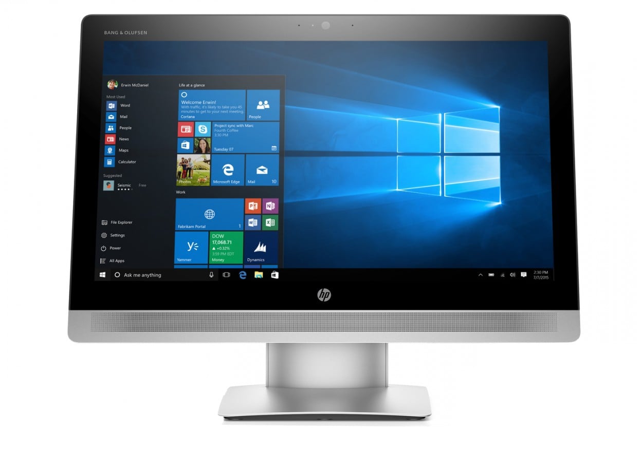Hp eliteone 800 g2 – produktová fotografie
