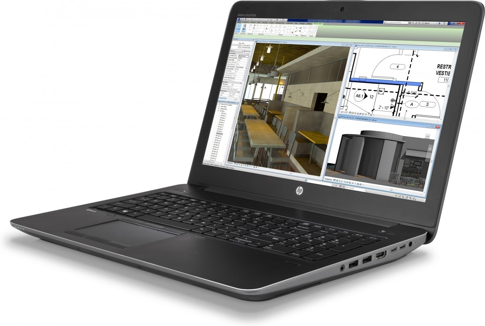 Hp zbook 15 g4 – produktová fotografie