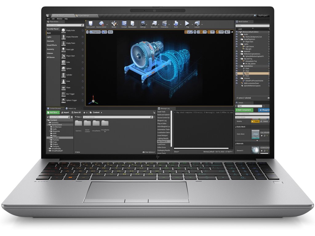 Hp zbook fury 16 g9 – produktová fotografie