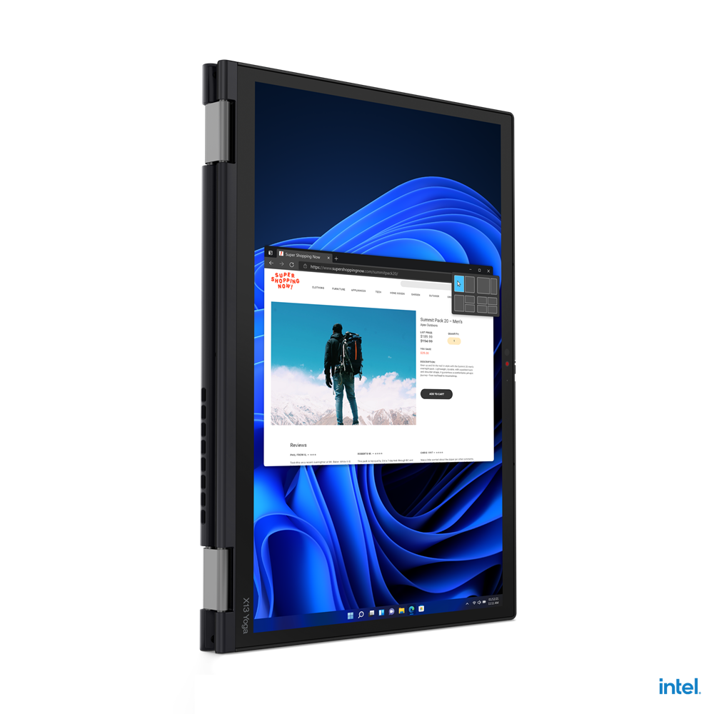 Lenovo thinkpad x13 yoga gen 3 – produktová fotografie