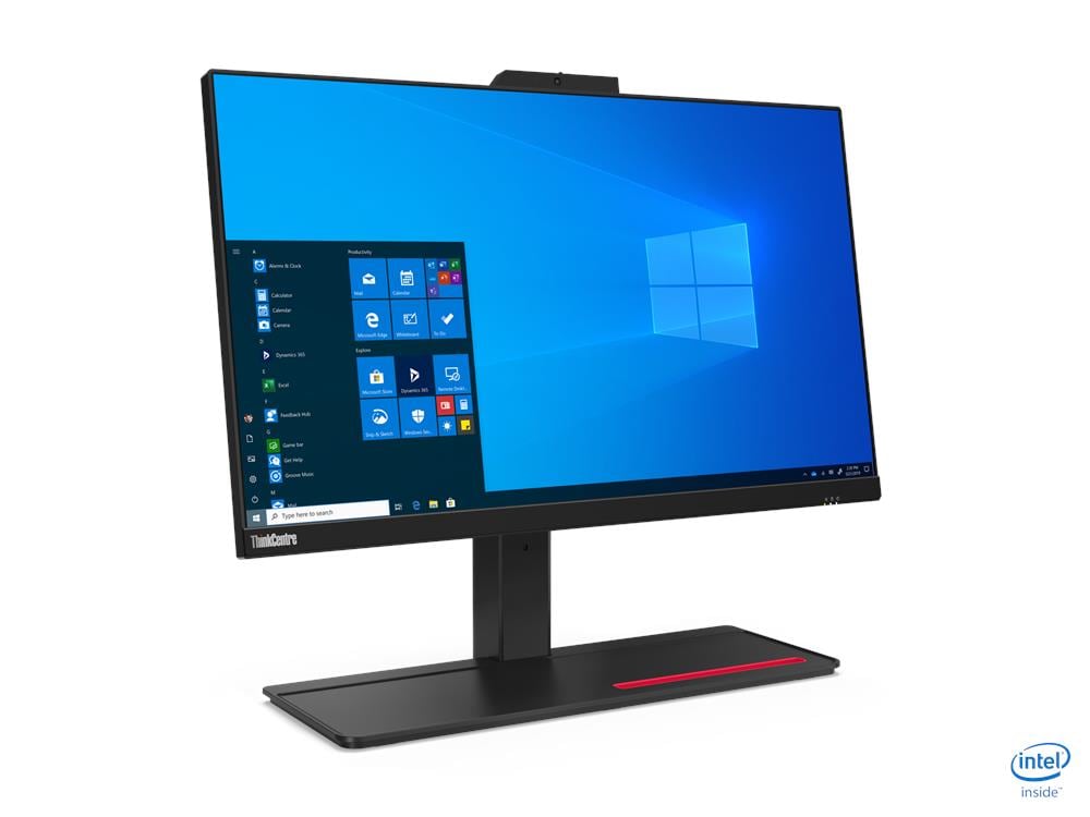 Lenovo ThinkCentre M90a All-in-One -- čelní pohled na 23,8" displej