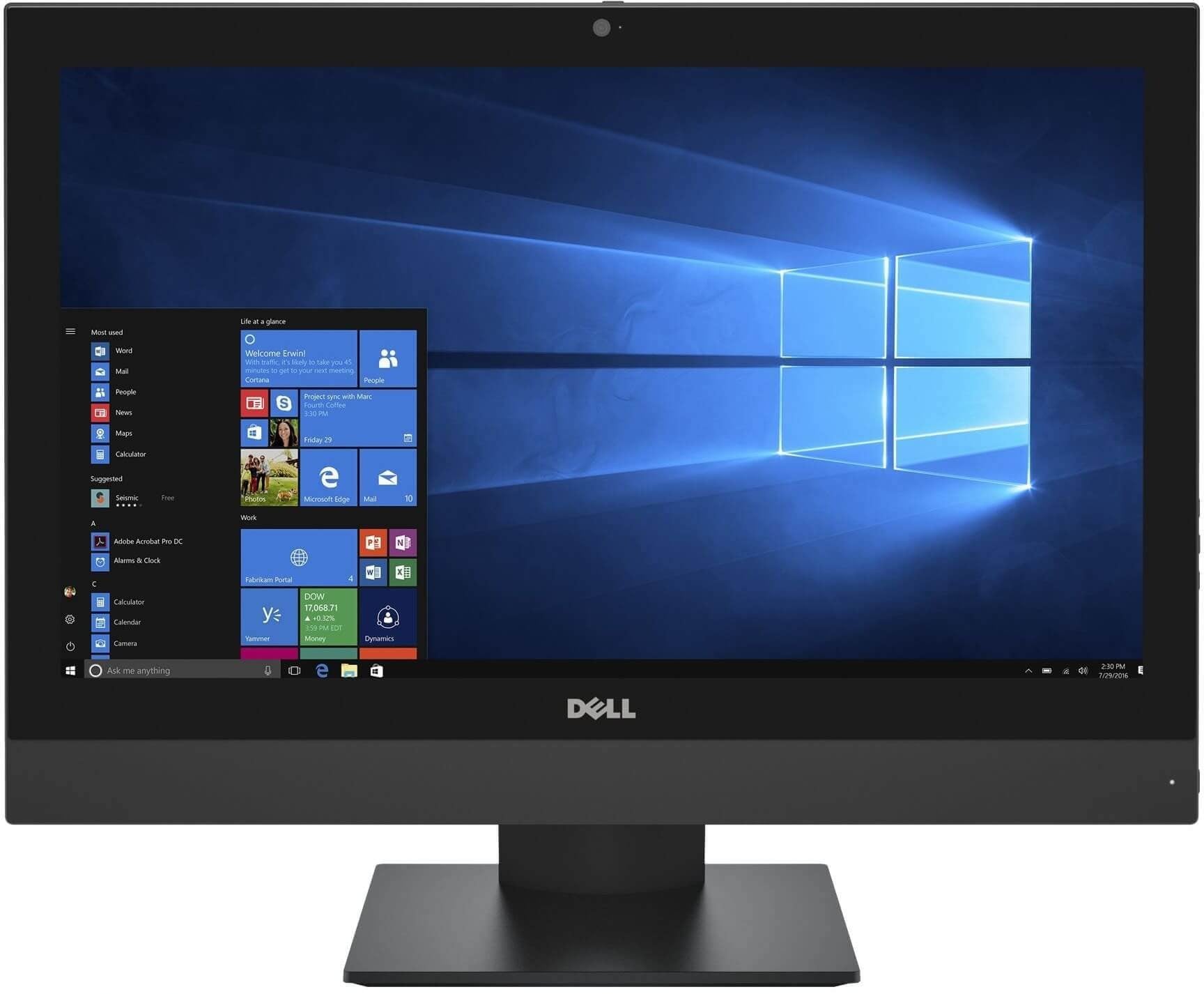 Počítač Dell OptiPlex 5250 All-in-one – i5-7500, 8 GB, 500 GB SSD, Windows 10 Pro