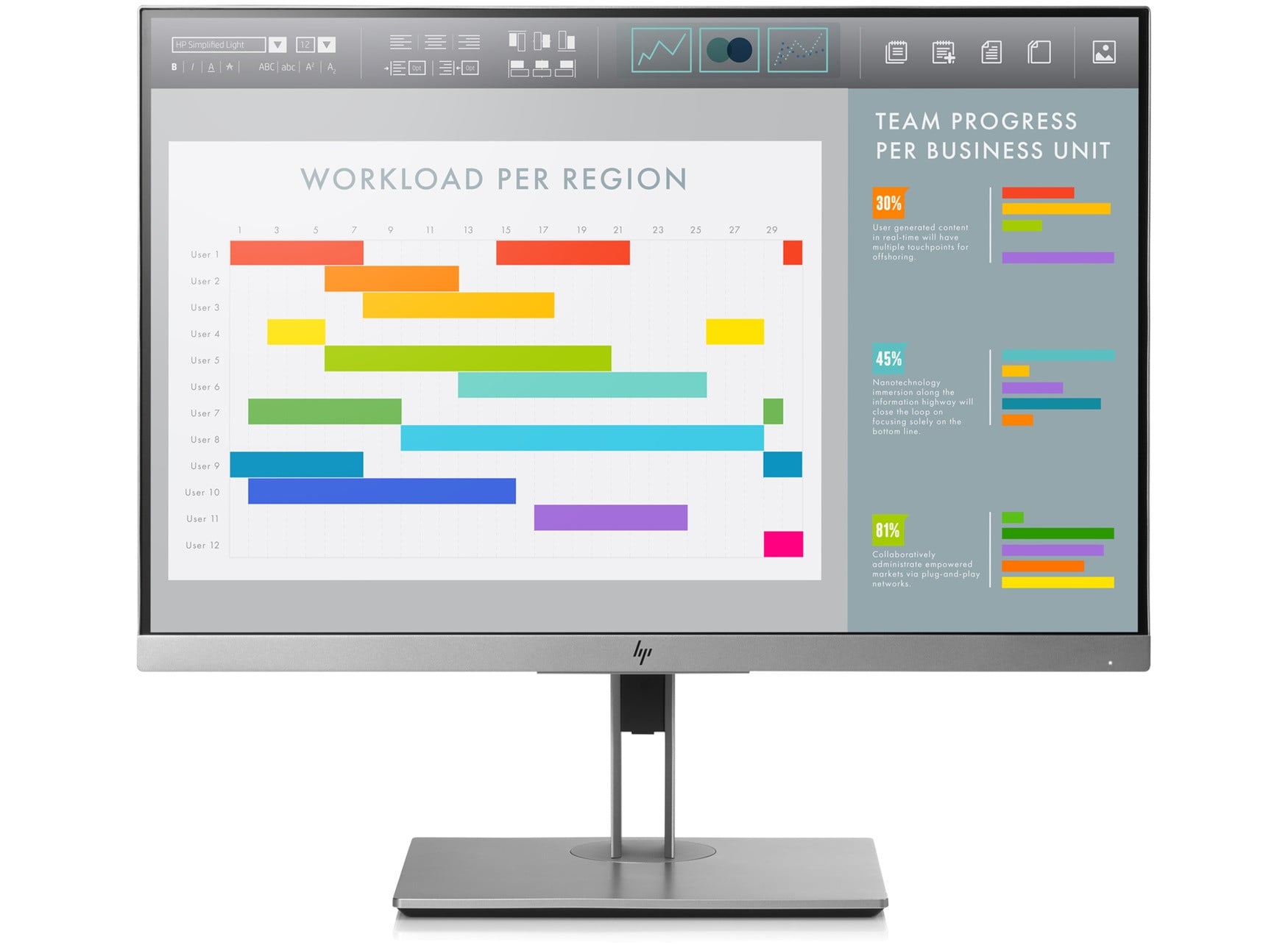 HP E243I – 24" monitor