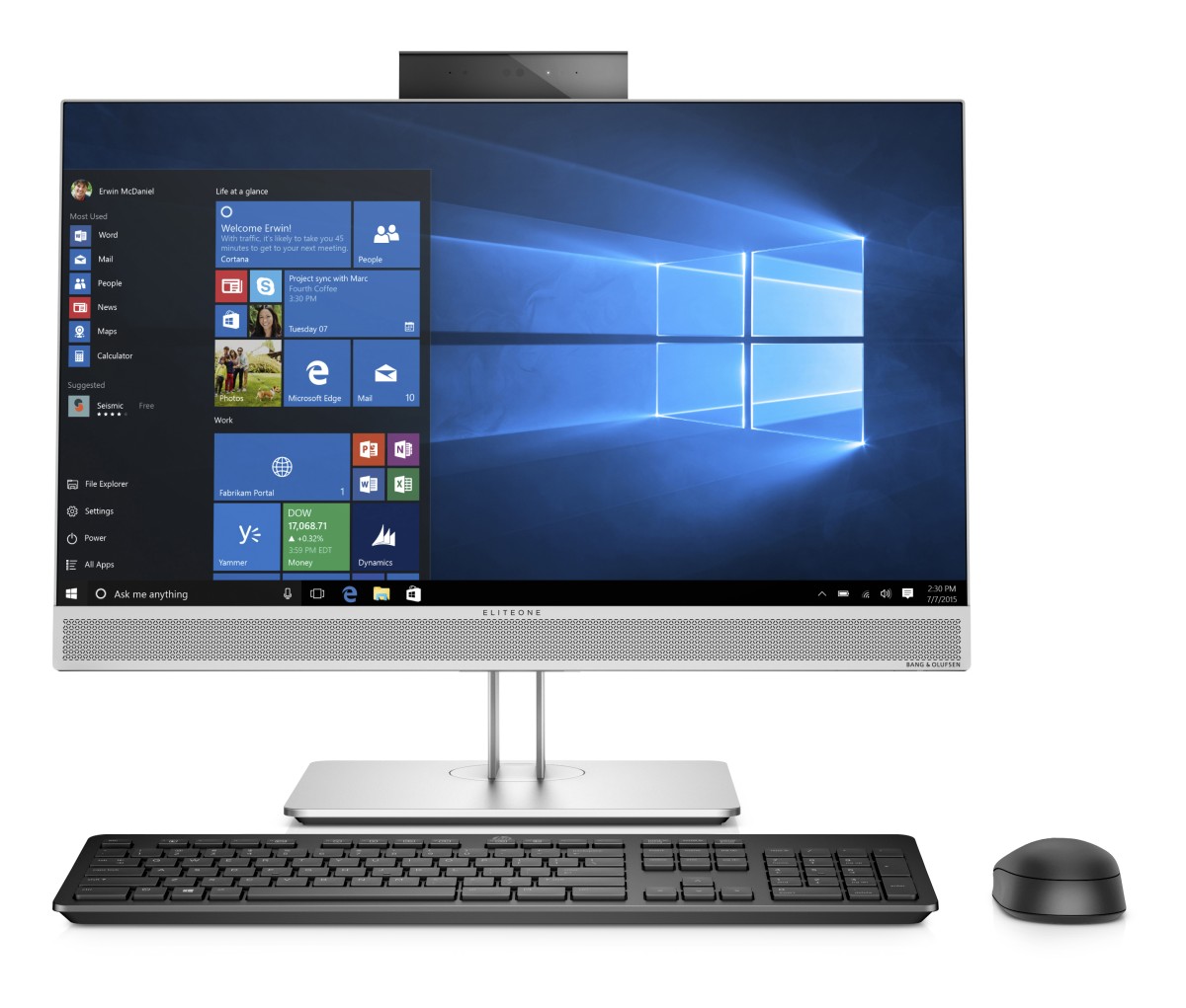 Počítač HP EliteOne 800 G4 All-in-one – i5-8500, 16 GB, 256 GB SSD, Windows 11 Pro