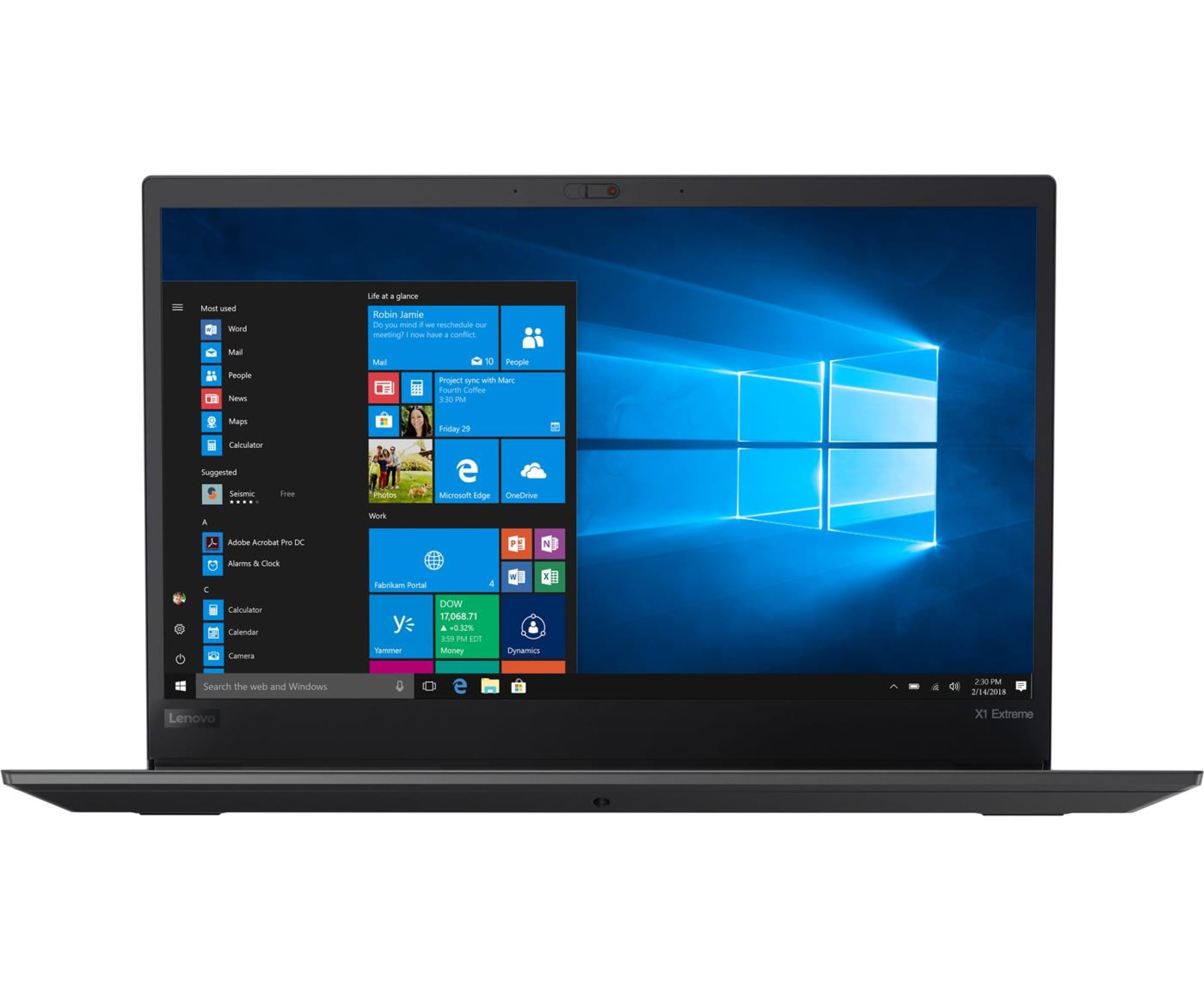 Pracovní stanice Lenovo ThinkPad X1 Extreme Gen 3 – i9-10885H, 32 GB, 512 GB SSD NVMe, Geforce Gtx 1650, FHD, Windows 11 Pro
