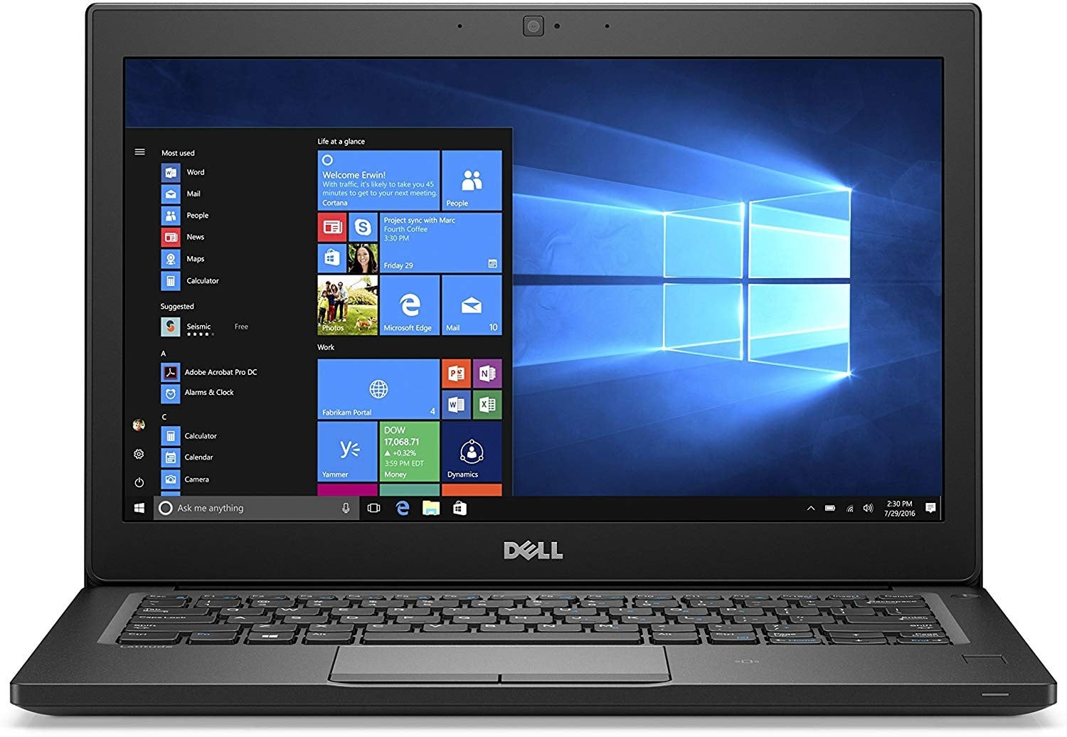 Notebook Dell Latitude 7280 – i5-7300U, 8 GB, 256 GB SSD SATA, FHD, dotykový, Windows 10 Pro